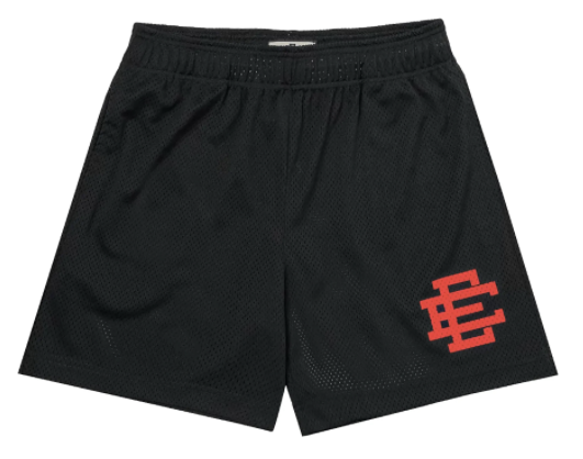 thumbnail for EE simple logo printed mesh shorts