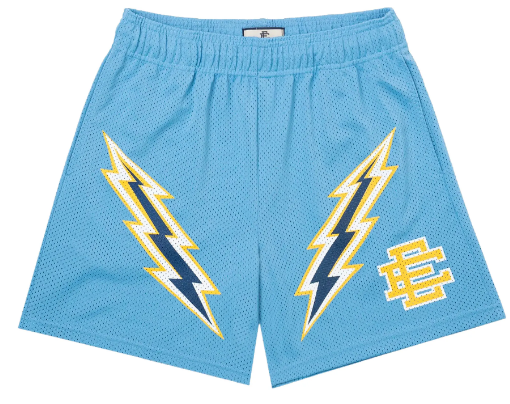 thumbnail for EE lightning logo print shorts