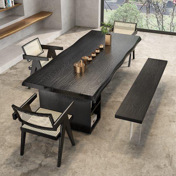 侘寂风储物格实木茶桌中式大板茶盘茶台一体碳化亚克力家用泡茶台,住宅家具,家用茶台/茶桌,淘宝优惠券,粉丝福利购,淘宝优惠卷