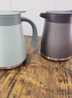 万象闷茶壶煮茶闷壶316不锈钢水瓶保温杯白茶花茶带手柄茶壶T30