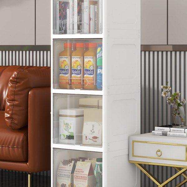 35儿童衣柜现代简约轻奢家用小户型夹缝收纳柜翻盖透明可视小衣橱,住宅家具,儿童衣柜,淘宝优惠券,粉丝福利购,淘宝优惠卷