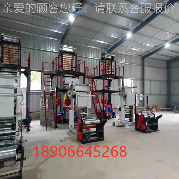 厂家RHT-600供应高速膜背惠心袋吹膜机平口袋吹机，价，格优，上