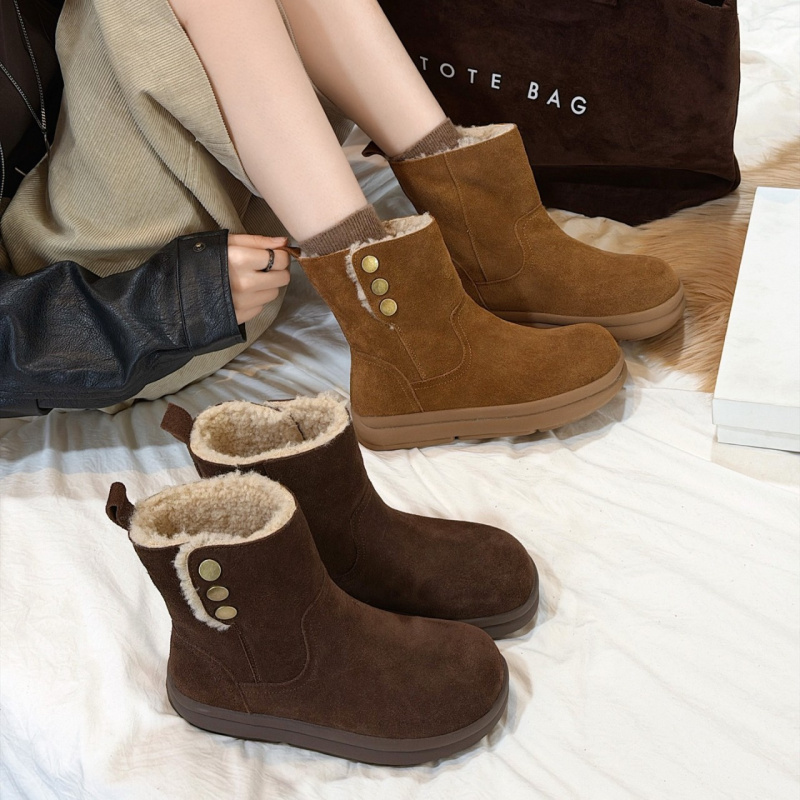 厚底两穿雪地靴女冬款