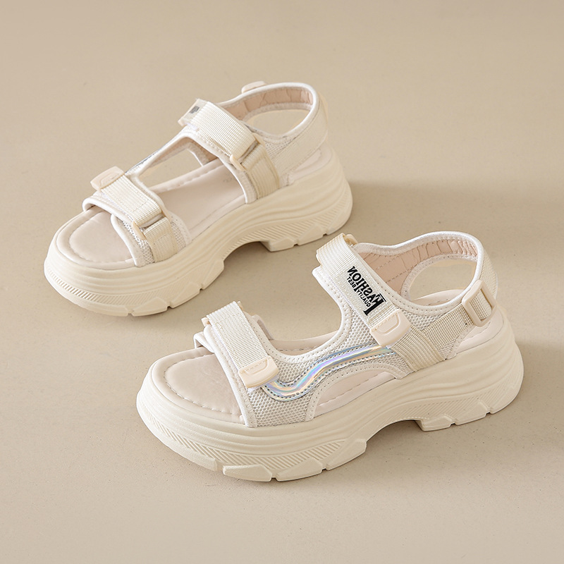 老爹凉鞋女青少年厚底松糕