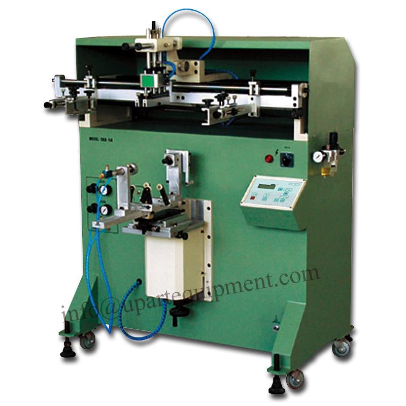 外贸出口半自动水桶丝网印刷机 曲面丝印机 油漆桶印刷机