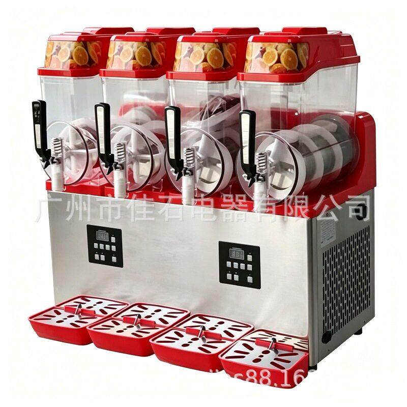 2026新款 冷饮店 4缸 雪泥机 110V slush machine 雪融机厂家