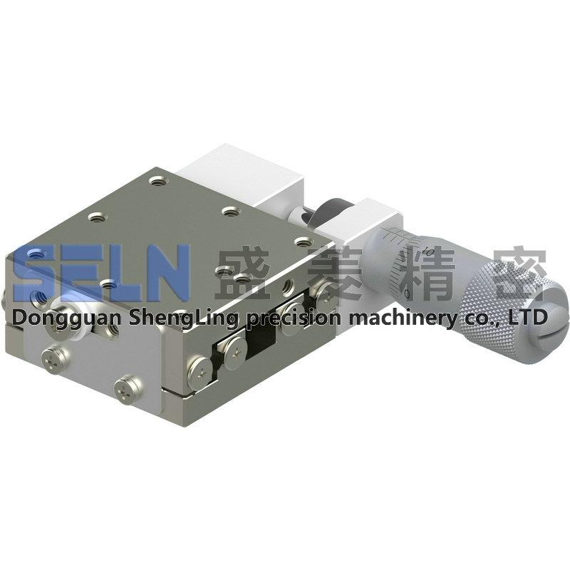 供应X轴LBX25-R直线滚珠型轴承钢手动微调架位移平台