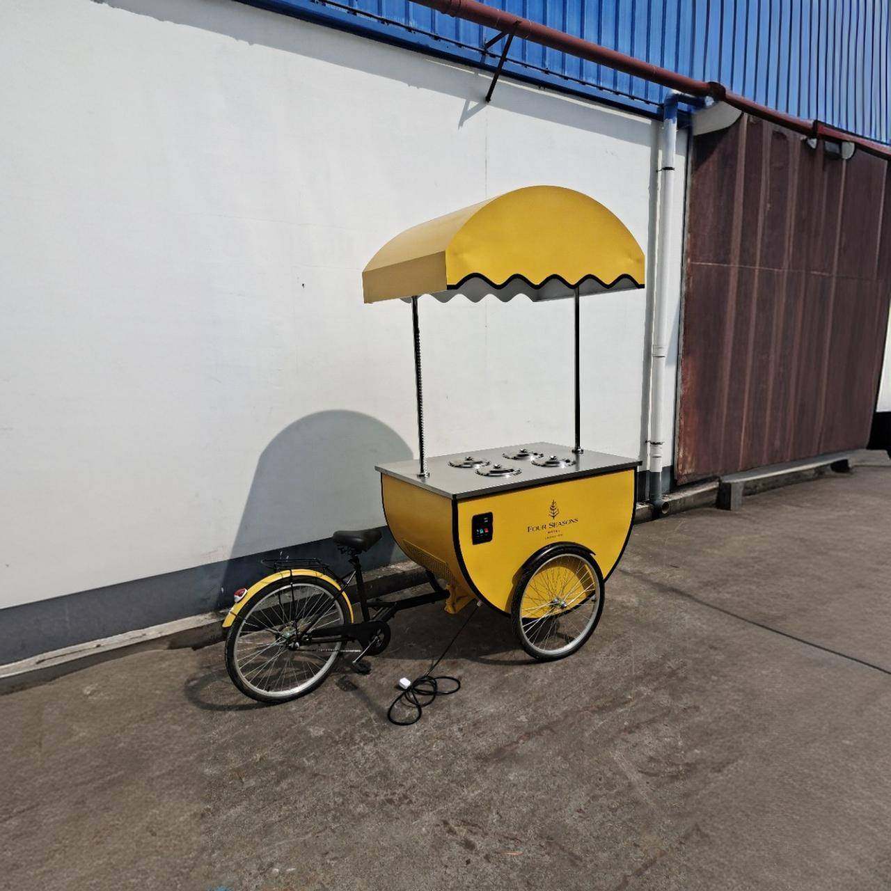 复古风户外冰淇淋车商场花车手推摆摊车美食小推车支持220Ⅴ110V,清洗/食品/商业设备,其他食品加工设备,淘宝优惠券,粉丝福利购,淘宝优惠卷