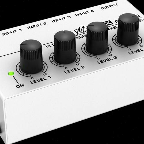 MX400 4路迷你型混音器 小型调音台 4路调音台 混音 音频混合器