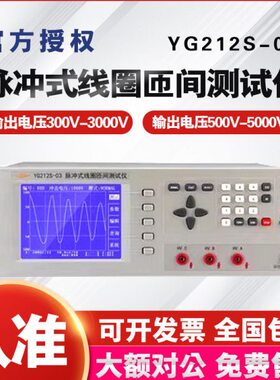 沪光YG212S-05 03脉冲式式匝间耐压测试仪线圈测试仪电动车电机