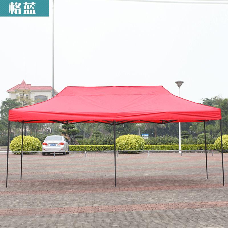 36m外折叠帐篷 600防晒遮户阳铁四角帐*篷活动展览管车篷广告四脚