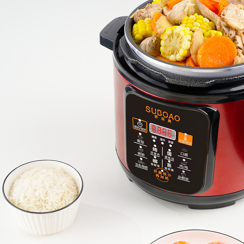 苏泊奥家用电压力锅小型智能多功能大容量2L4L5L6L8L预约高压锅