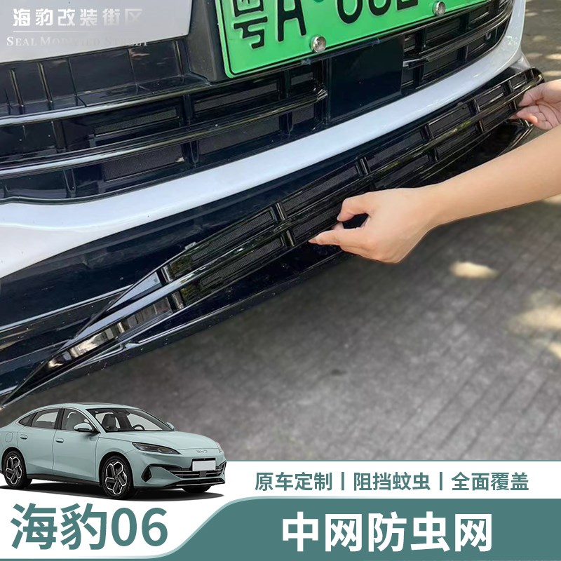 适用于比亚迪海豹06dmi防虫网中网防护网V防虫不影响散热