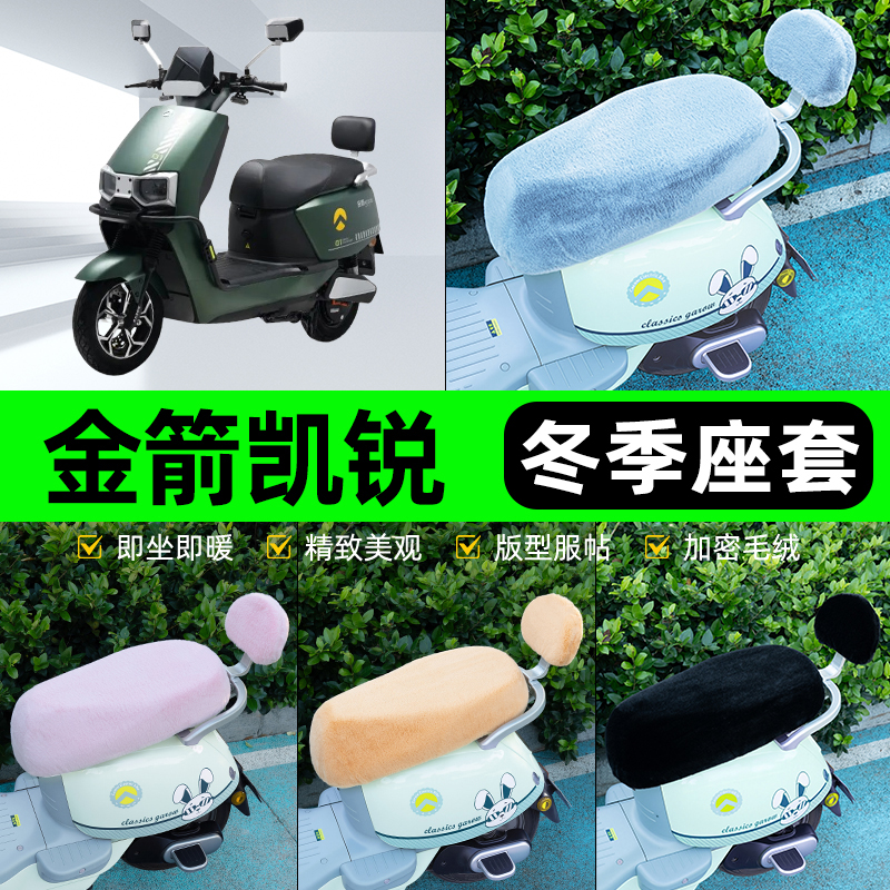 适用金箭凯锐RG505电瓶电动车冬座套坐垫套座位防水防晒装饰配件