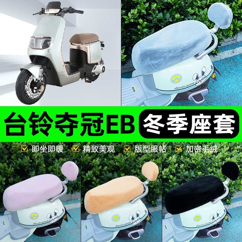 适用台铃超能二代S夺冠/EB鸿蒙版冬座套坐垫套座位防雨罩防水防晒