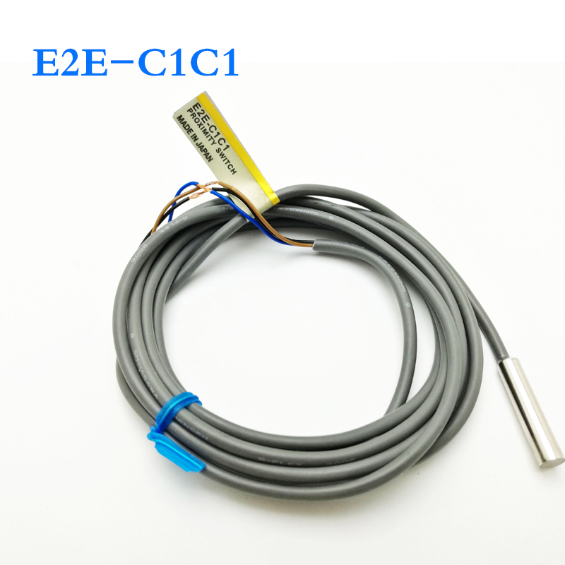E2E-CR8C1 CR8B1 圆柱探头接近传感器 4mm E2OE-X1C1 M5金属检测