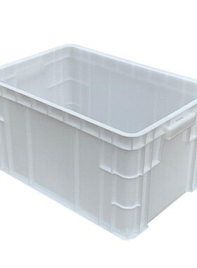 辉煌永威物流周转箱外径520*355*285mm加高白色无盖储物箱HH-WLX-