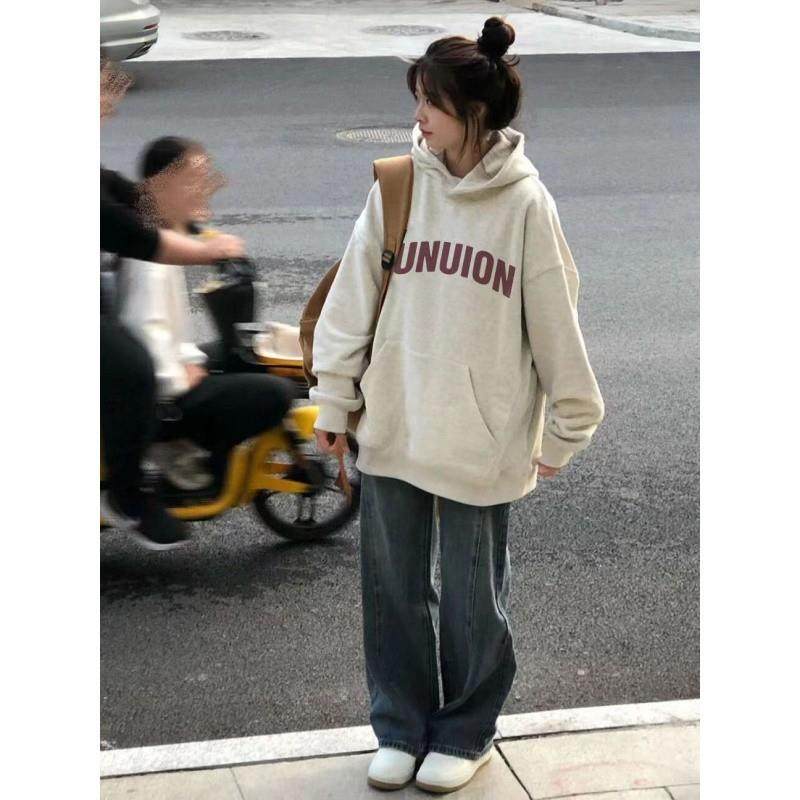 2025春秋新款卫衣女薄款外套连帽上衣长袖显瘦学生小众外穿潮,女装/女士精品,卫衣/绒衫,淘宝优惠券,粉丝福利购,淘宝优惠卷