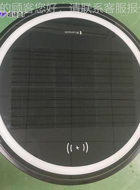 羲智能外阳能太桌子无线gfz0户充电折叠带USB接紫口蓝牙可调色灯