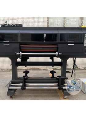 60c小muv水600晶打印机金属标标logo卷材型礼盒烫金 A1大型水晶标