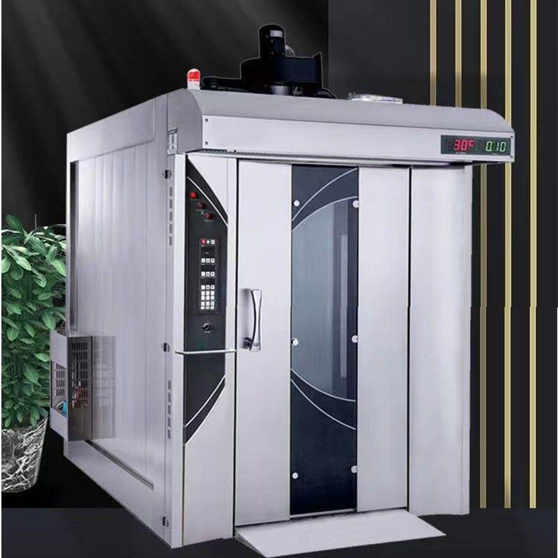 大型16盘热风旋转炉月饼生产线烤箱大型36盘面包汉堡蛋糕