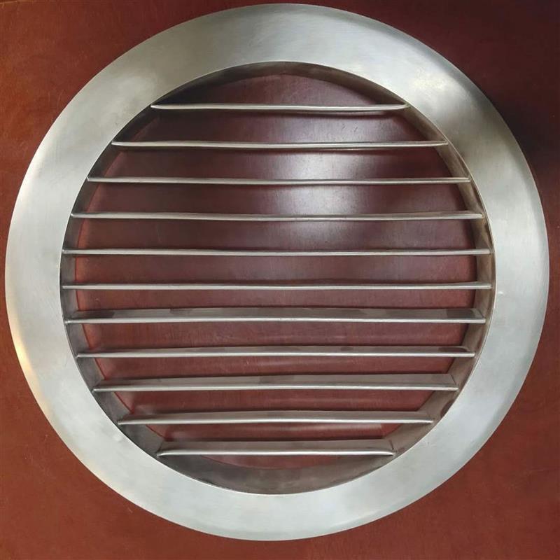 批售 圆风口 不锈钢圆形风口带双开板式调节阀 圆形百叶风口