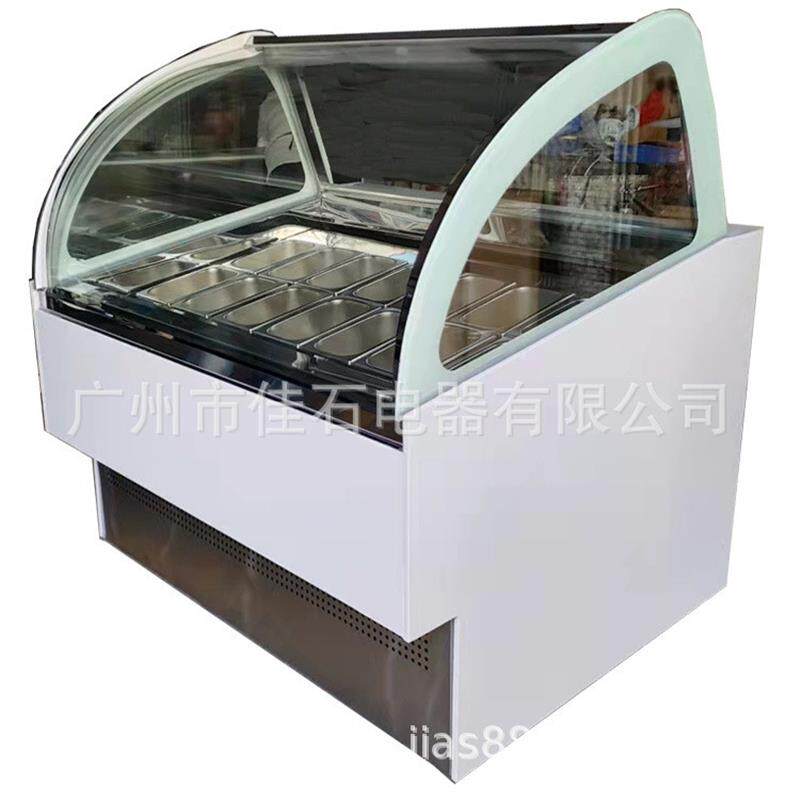 厂家供应 14硬冰柜 商用 gelato showcase 110V 冰淇淋展示柜