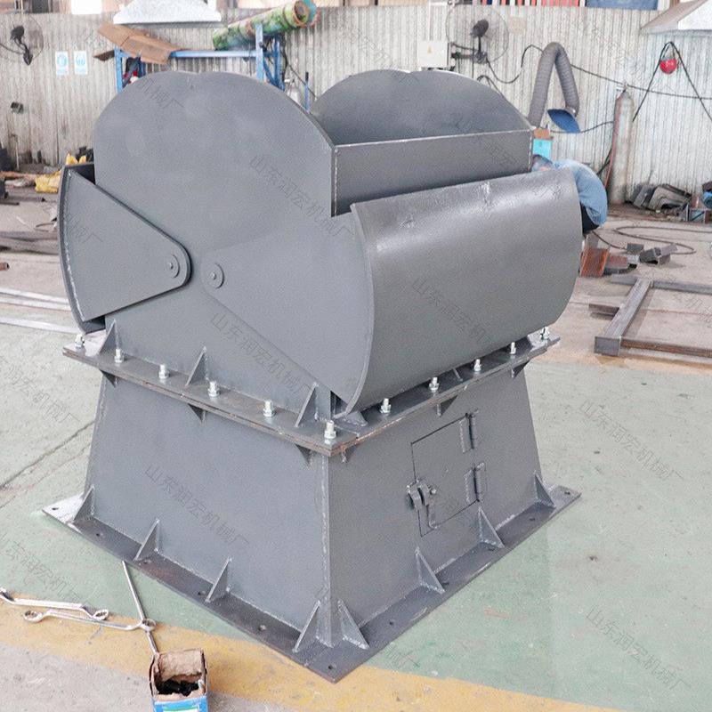 矿用腭式闸门物料闸口电液推杆控制齿轮联动闭合ESZM扇形腭式闸门