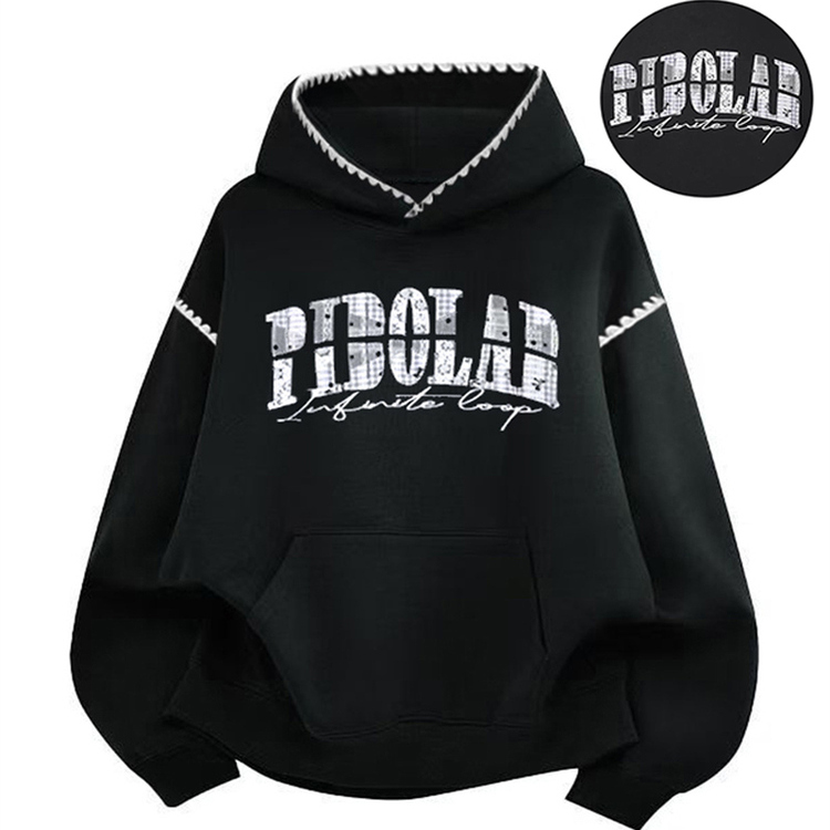 卫衣男款刺绣高级感痞帅情侣上衣