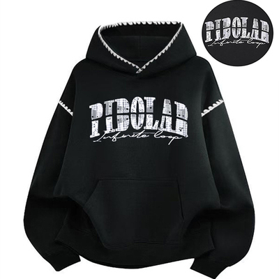 卫衣男款刺绣高级感痞帅情侣上衣