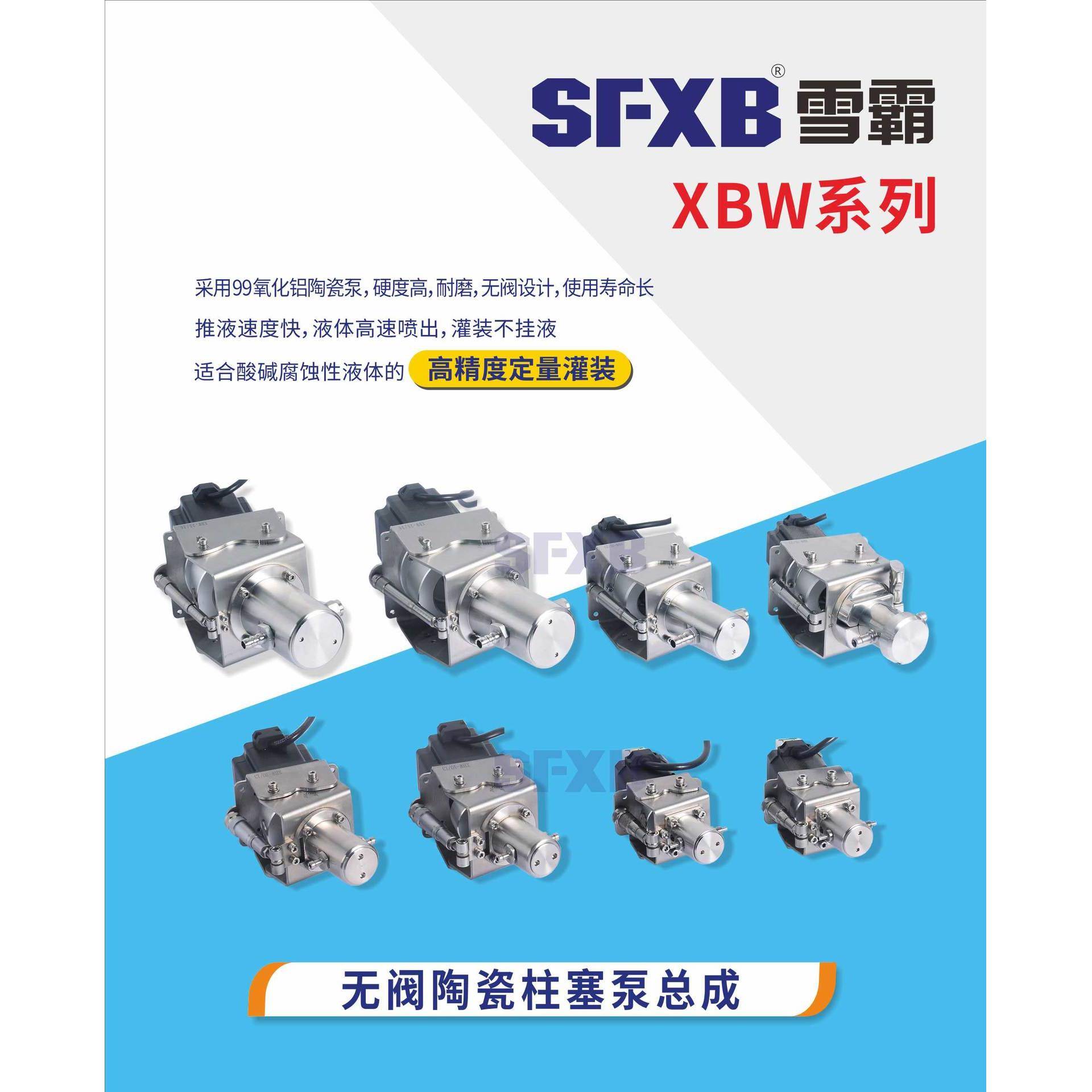 高精度无阀陶瓷柱塞泵纯电动计量泵自吸泵微量泵灌装总成