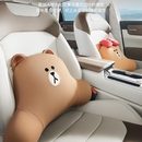 座椅枕头儿童抱枕腰靠 汽车头枕护颈枕可爱卡通车用靠枕车载夏季
