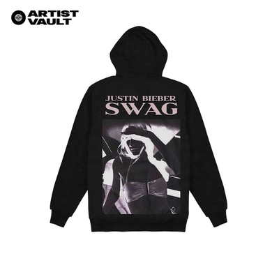 Skylrk Justin bieber官方周边 HB SWAG拉链连帽卫衣 BLACK 黑色