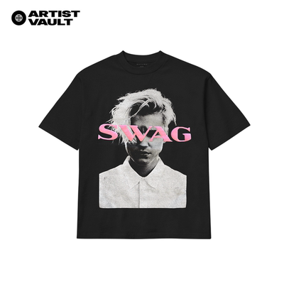 Skylrk Justin bieber官方周边 SWAG怀旧巡演T恤 BLACK 黑色