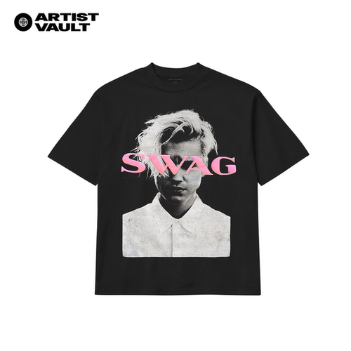 Skylrk Justin bieber官方周边 SWAG怀旧巡演T恤 BLACK 黑色