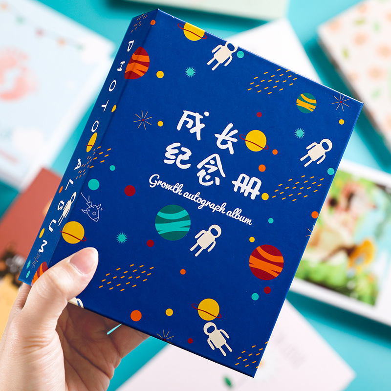 5寸相册家庭版插页式大容量迷你可爱相册本幼儿园毕业照宝宝儿童