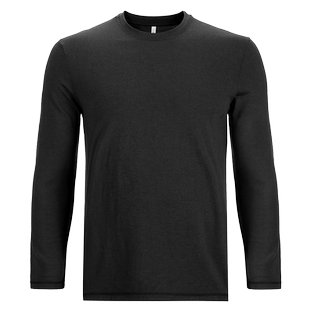 天赋灵感美丽诺羊毛男士 运动保暖排汗260g17.5μm旗舰店 圆领长袖