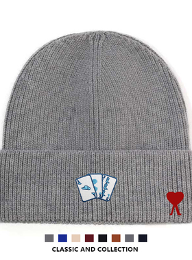 【官方直营】Ami fien毛线帽轻奢透气男女通用逛街休闲出游时尚潮