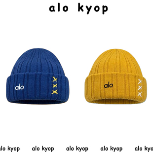 【官方直营】Alokylop毛线帽子女秋冬季保暖大头围针织冷帽时尚潮