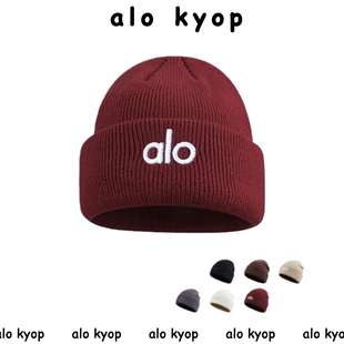 【官方直营】Alokylop针织帽子秋冬保暖毛线帽男女同款冷帽时尚潮