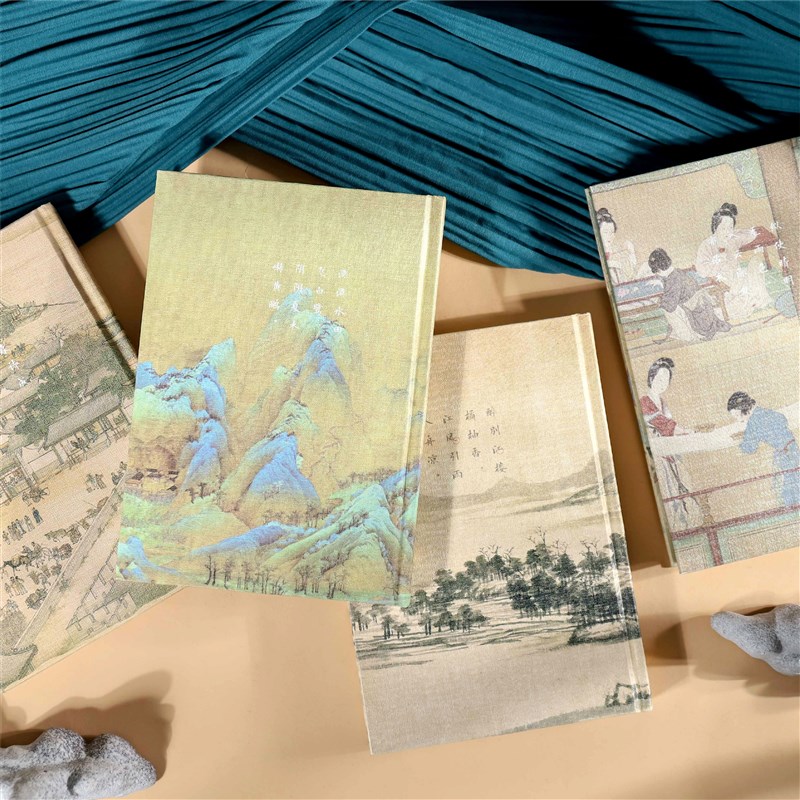 中国诗词大会文创产品诗画里名画镂空手帐本精装笔记本子国风礼品