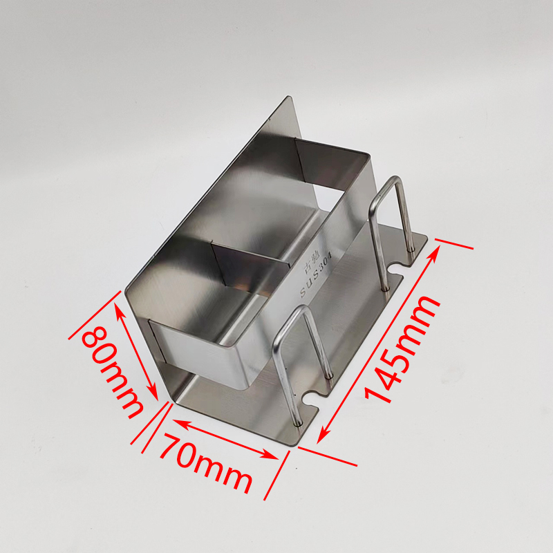 304不锈钢双人牙刷架 免打孔壁挂式刷牙杯浴室漱口韩国放置厨房