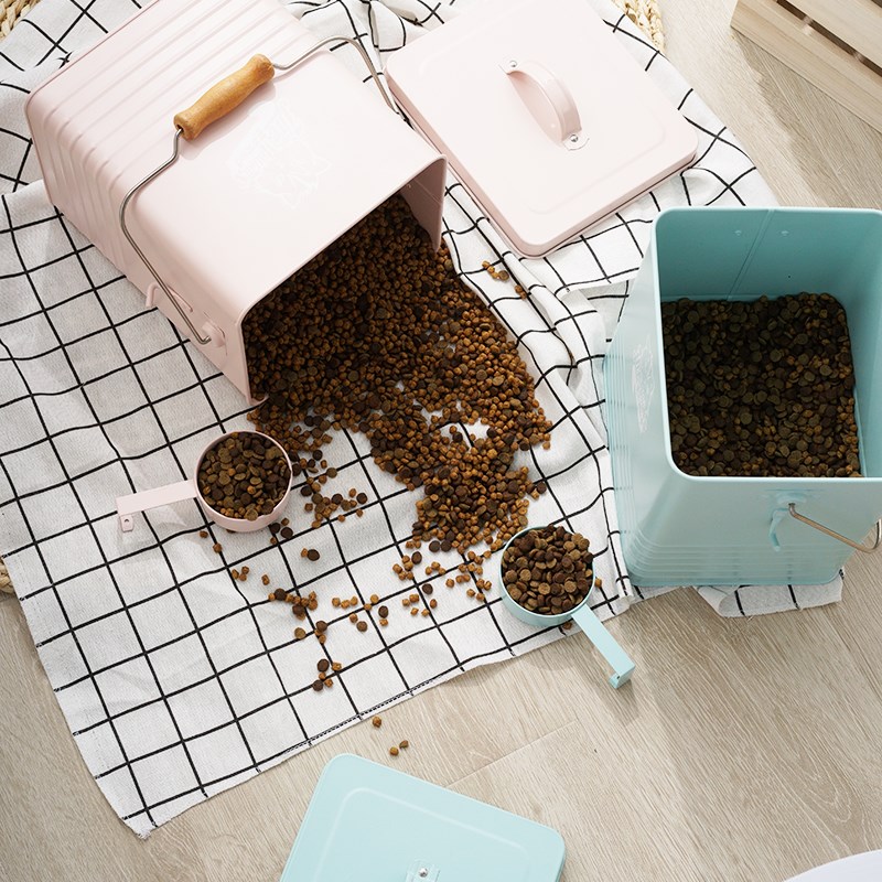 宠物储粮桶装狗粮猫粮大容量密封收纳储存罐储物盒子猫粮防潮箱子