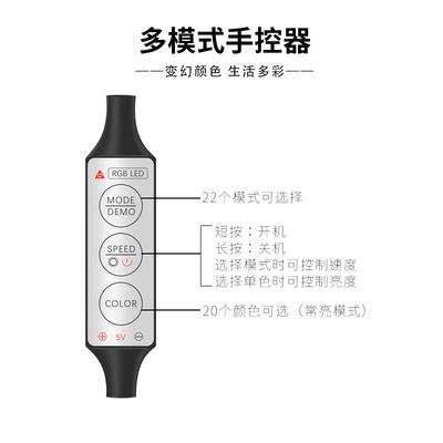 汽车载氛围灯车内饰led灯条usbB气氛冷光线无电流声免接线车门灯