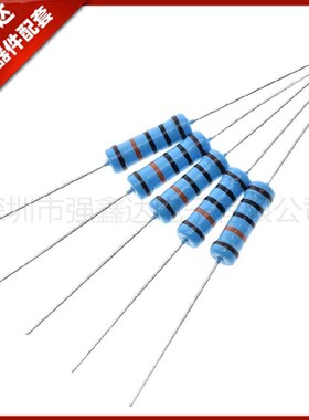 2WS 82R 1% 金属膜电阻 2W瓦 82欧姆 色环电阻 1000个/盒 编带