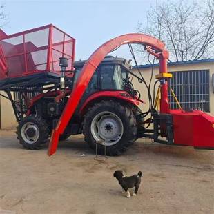 青储粉碎压块打包机拖拉机侧挂圆盘割台单盘双盘青储机侧挂割台