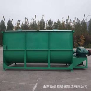 厂家直销卧式 饲料草粉搅拌罐精料混合机报价 饲料搅拌罐自吸式