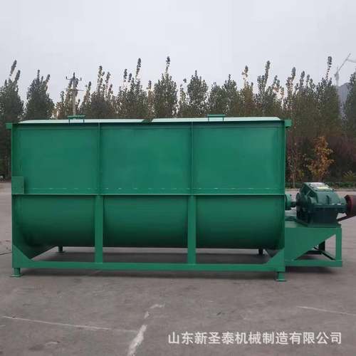 厂家直销卧式饲料搅拌罐自吸式饲料草粉搅拌罐精料混合机报价