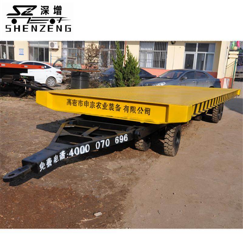 18吨平板拖车重型工业平板拖车工具车