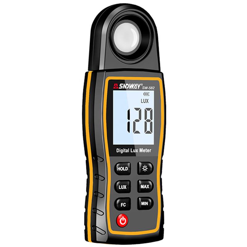 SNDWAYSW-582照度计高精度光照度测试仪迷你LED灯测光仪